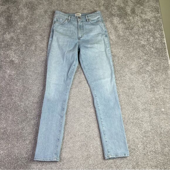 Citizens of Humanity Olivia Jeans Women's 25 Blue Slim Straight High Rise Light - Picture 1 of 14